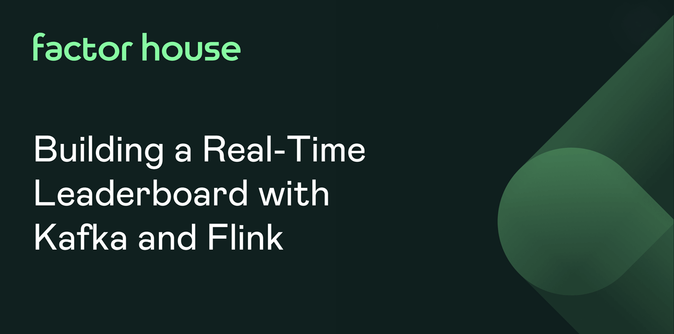 Building a Real-Time Leaderboard with Kafka and Flink
